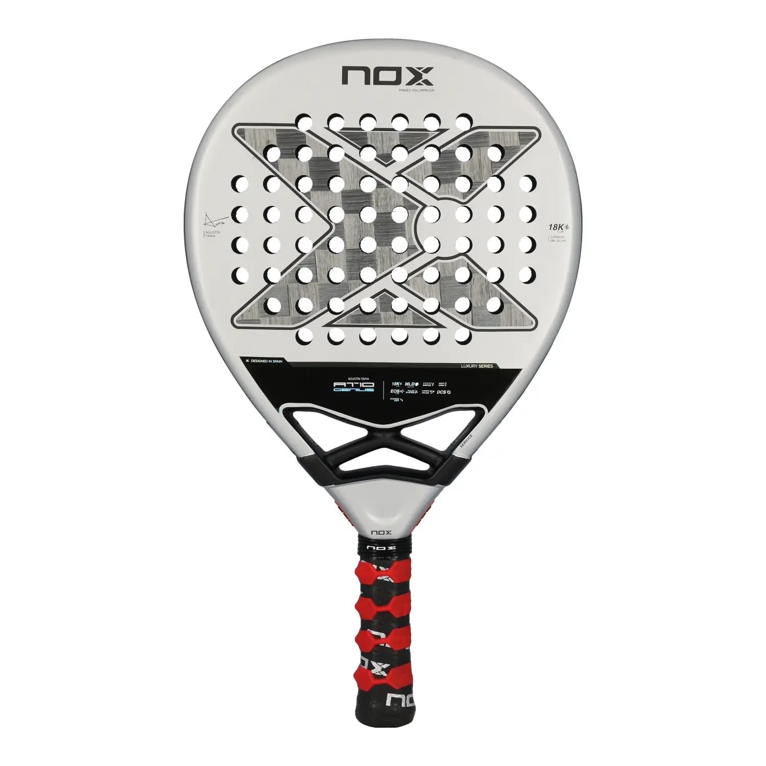 Padelschläger NOX AT10 Genius 18K Agustín Tapia 2024